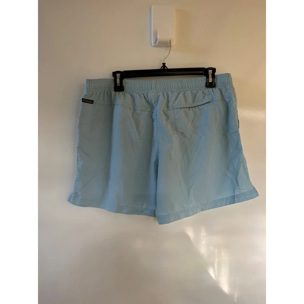 Columbia Sportswear Mens Swim Trunks Blue Nylon Mesh Pockets AL4573 Large 5